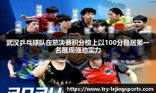 武汉乒乓球队在总决赛积分榜上以100分稳居第一名展现强劲实力