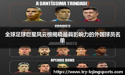 全球足球巨星风云榜揭晓最具影响力的外国球员名单